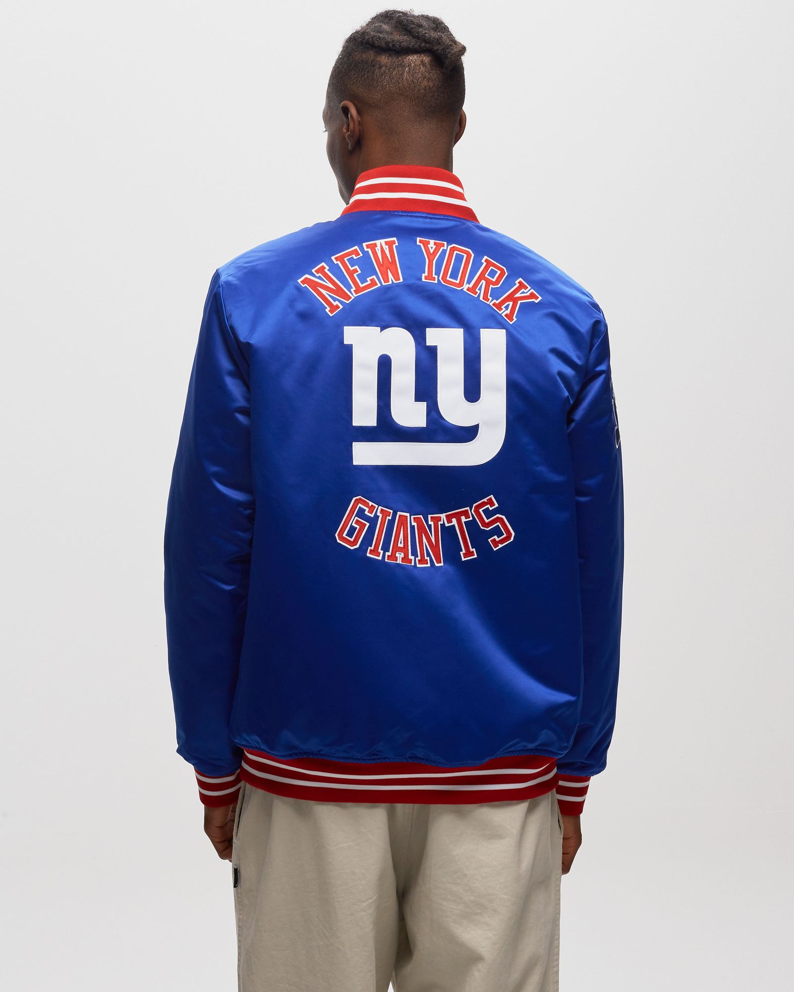 NFL Heavyweight Satin Jacket New York GIANTS