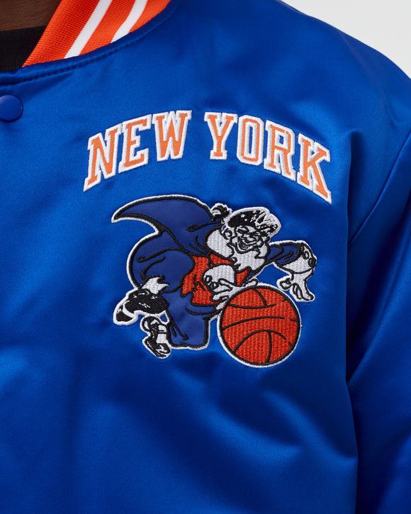 Satin Tough Season New York Knicks Blue and Orange Jacket - Jackets Expert