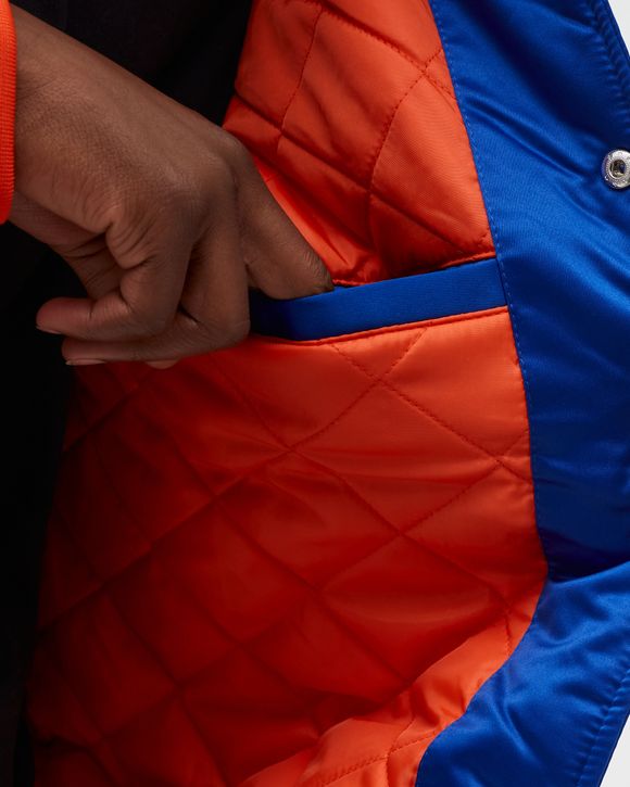 Mitchell & Ness NBA Heavyweight Satin Jacket New York Knicks Mitchell & Ness NBA Heavyweight Satin Jacket New York Knicks