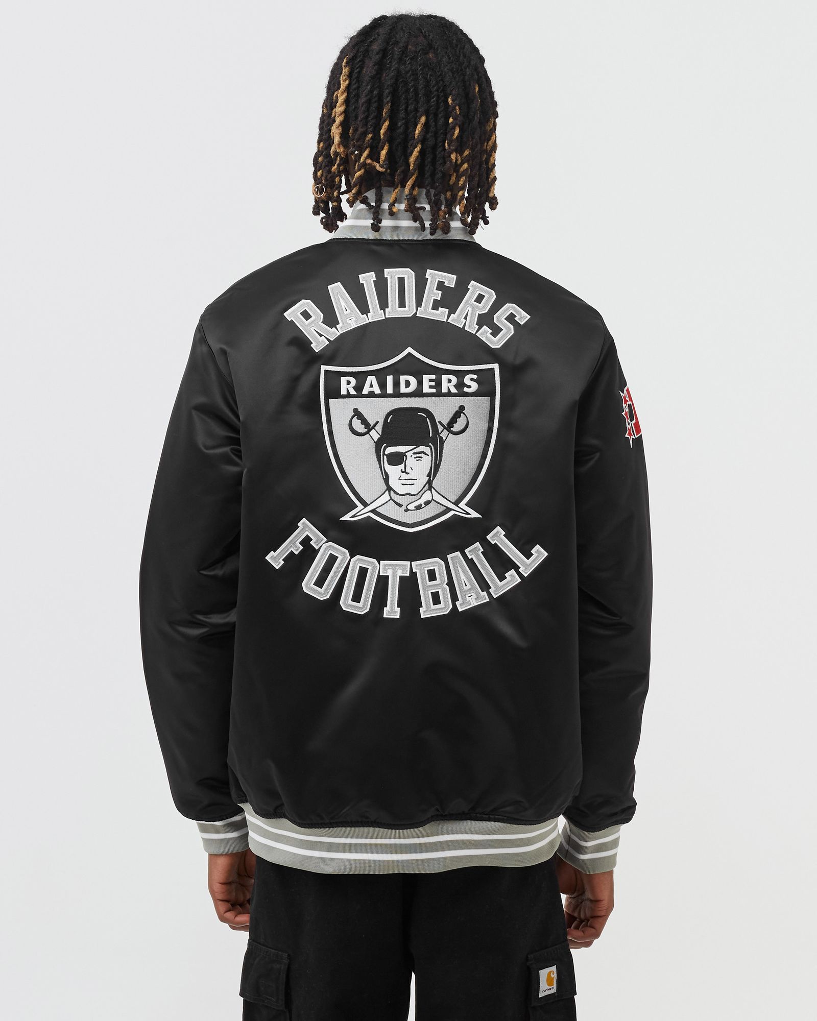NFL Heavyweight Satin Jacket OAKLAND RAIDERS