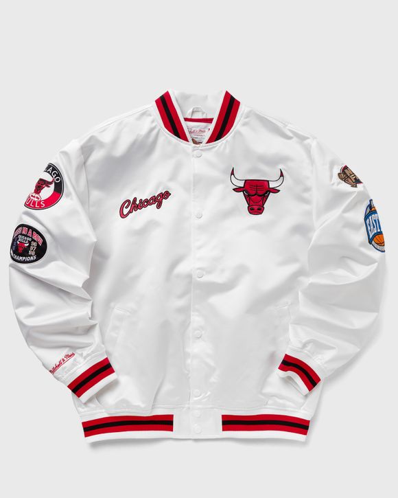 Jackets Mitchell & Ness NBA Lightweight Satin Jacket Bulls Black