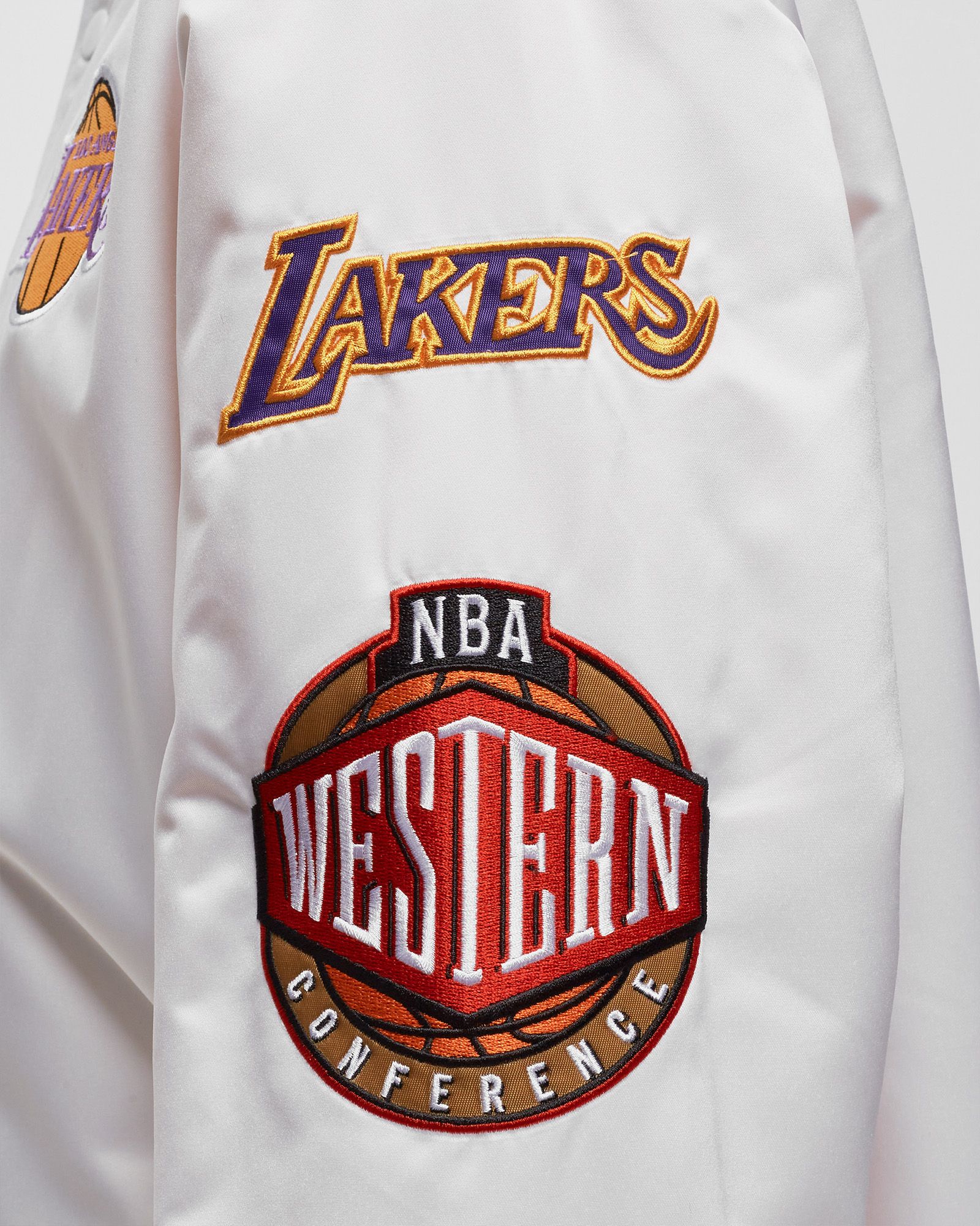 NBA City Collection Lightweight Satin Jacket Los Angeles Lakers