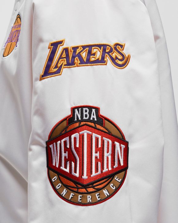 NBA City Collection Lightweight Satin Jacket Los Angeles Lakers