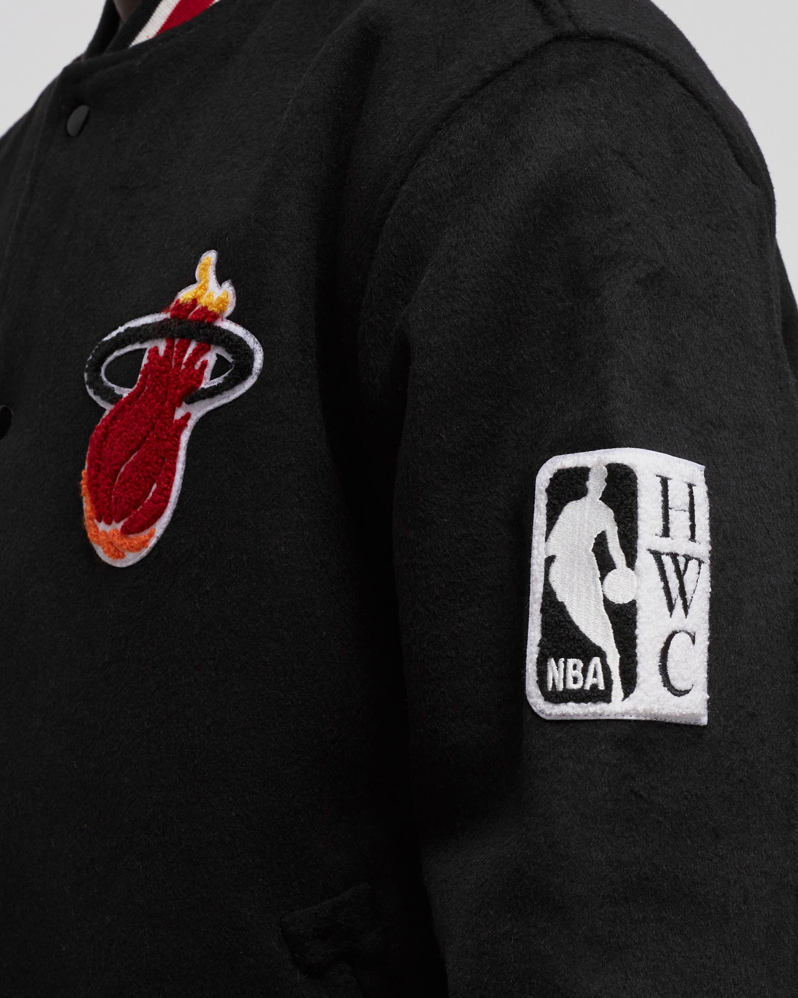 NBA Miami Heat Hardwood Classics Wool Varsity Jacket