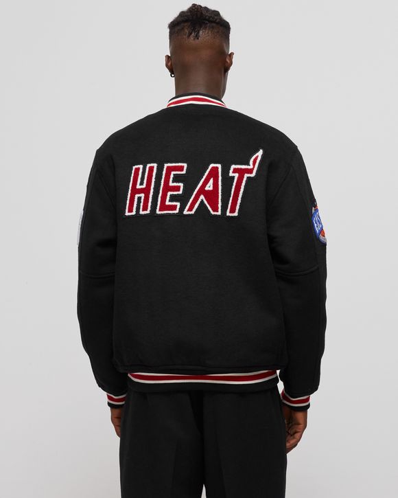 Miami Heat Home Team Lightweight Windbreaker By Mitchell & Ness - Mens