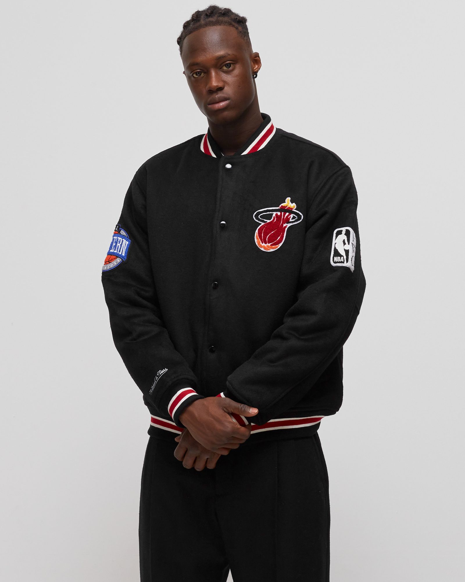 NBA Miami Heat Hardwood Classics Wool Varsity Jacket