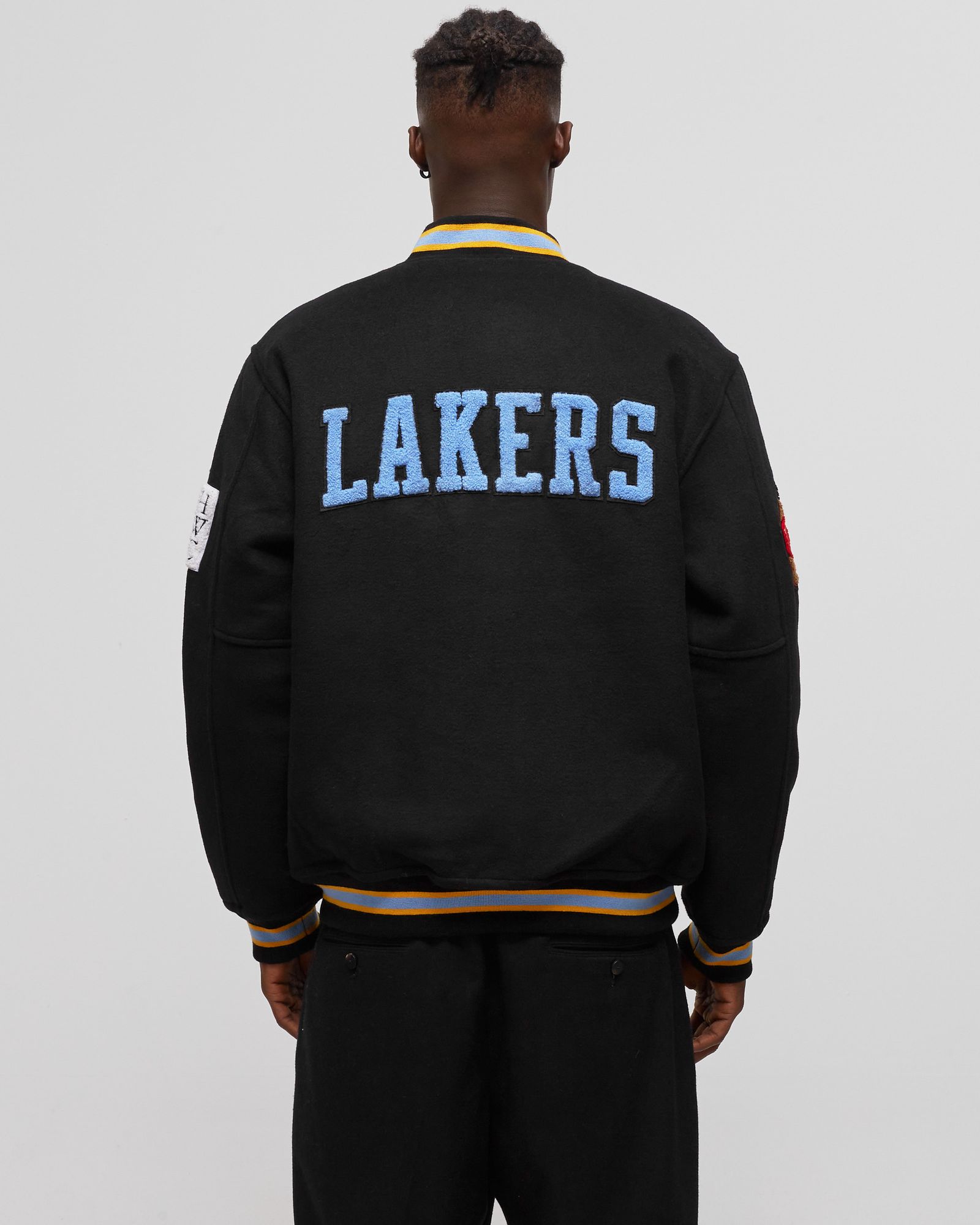 NBA Minneapolis Lakers Hardwood Classics Wool Varsity Jacket