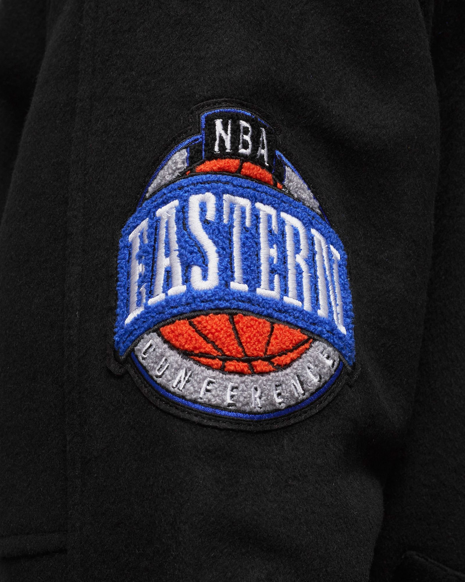 NBA NEW YORK NETS HARDWOOD CLASSICS WOOL VARSITY JACKET 
