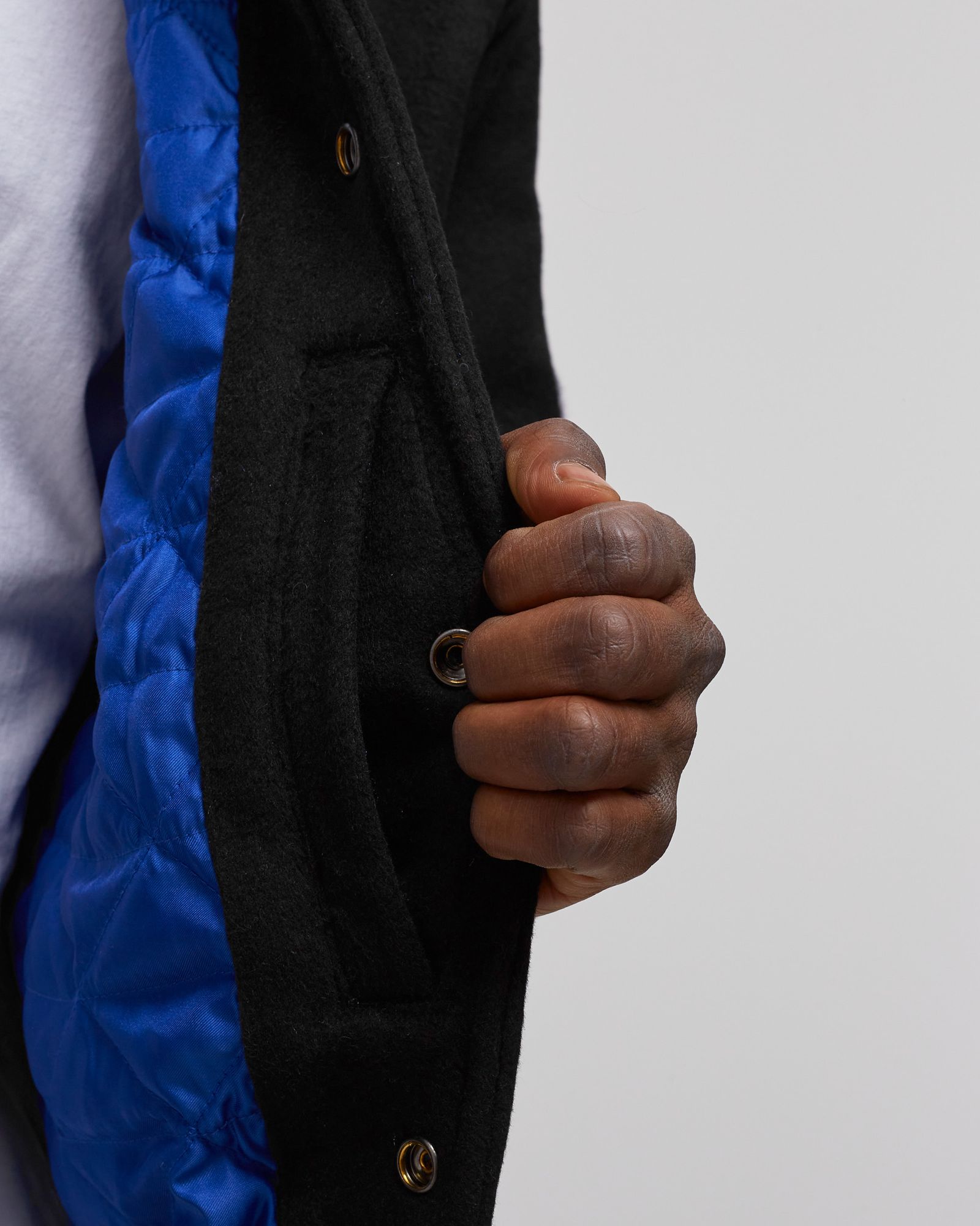 NBA NEW YORK NETS HARDWOOD CLASSICS WOOL VARSITY JACKET 