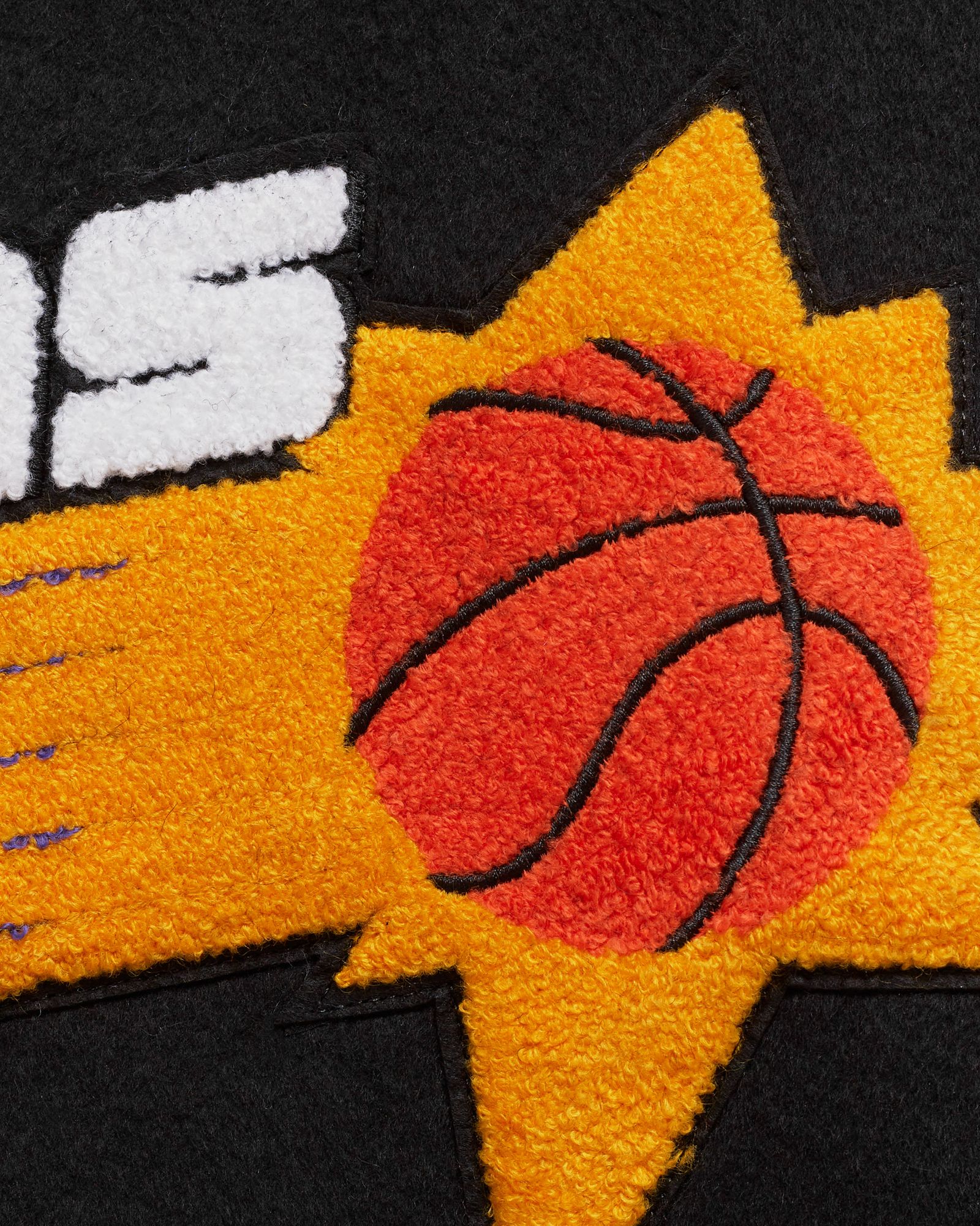 NBA PHOENIX SUNS HARDWOOD CLASSICS WOOL VARSITY JACKET