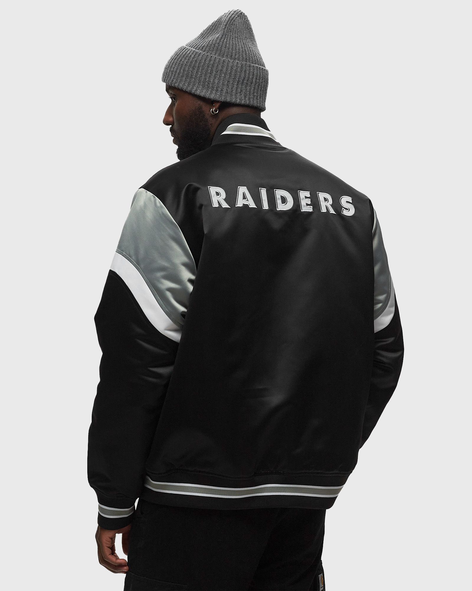 NFL HEAVYWEIGHT SATIN JACKET LAS VEGAS RAIDERS