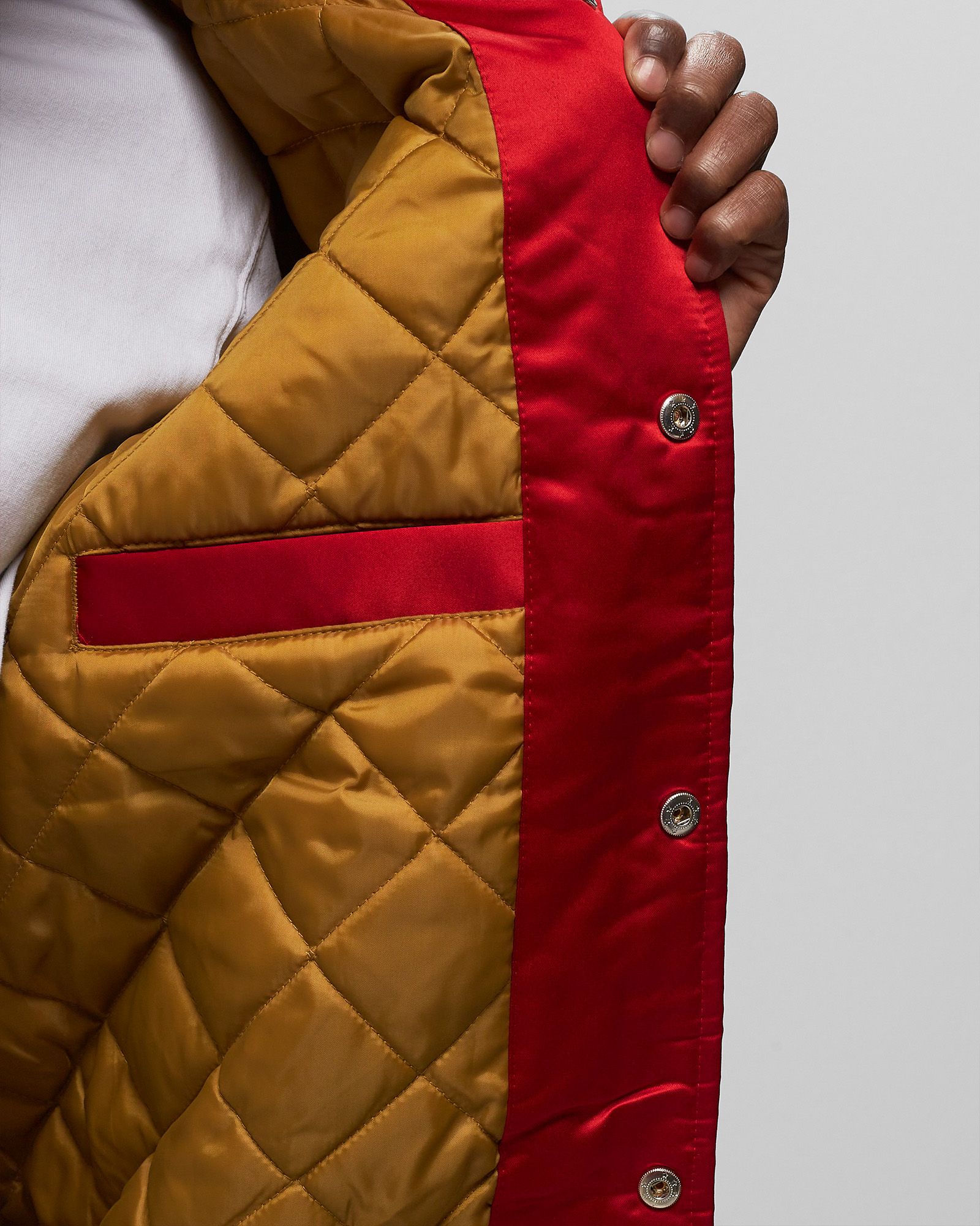 NFL HEAVYWEIGHT SATIN JACKET SAN FRANCISCO 49ERS