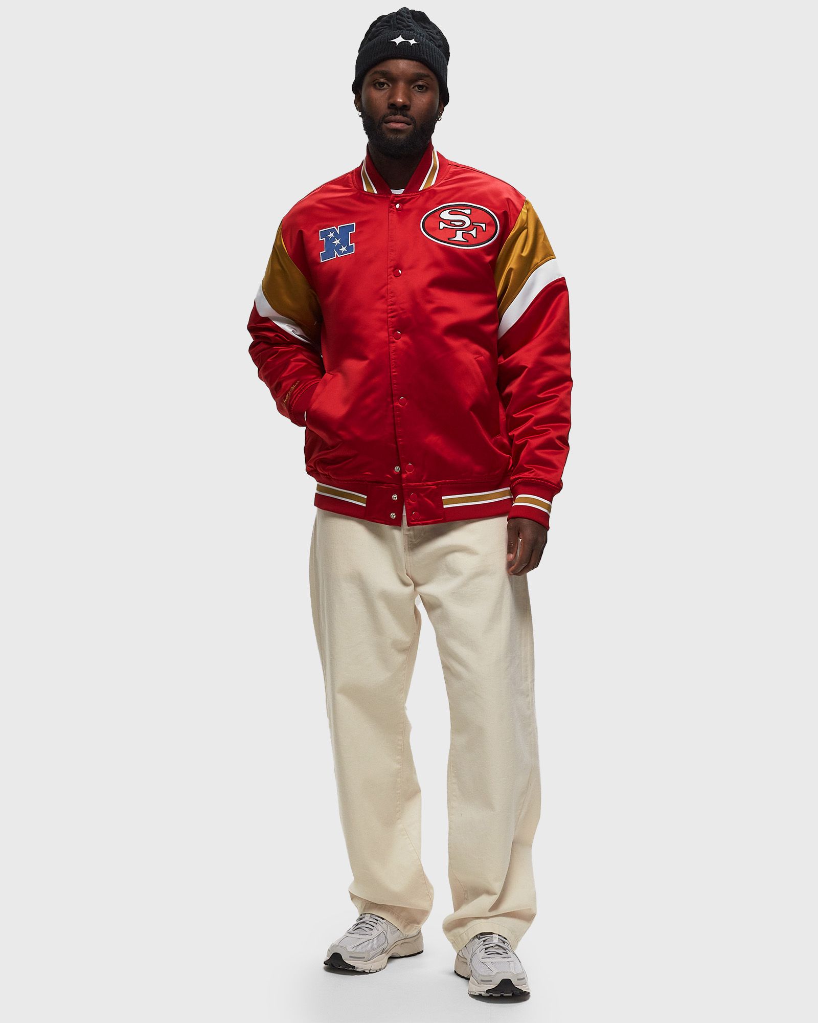 NFL HEAVYWEIGHT SATIN JACKET SAN FRANCISCO 49ERS