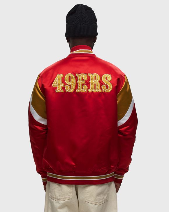 Lightweight Satin Jacket San Francisco 49ers - Shop Mitchell