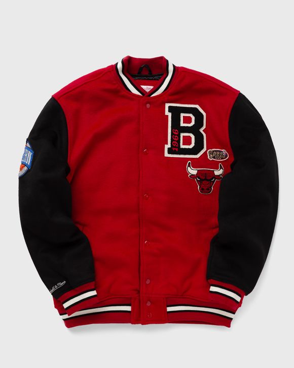 Mitchell & Ness NBA TEAM LEGACY VARSITY JACKET CHICAGO BULLS Red | BSTN ...