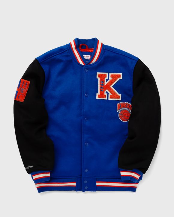 Embroidered Wool New York Knicks Varsity Black Jacket - Jacket Makers