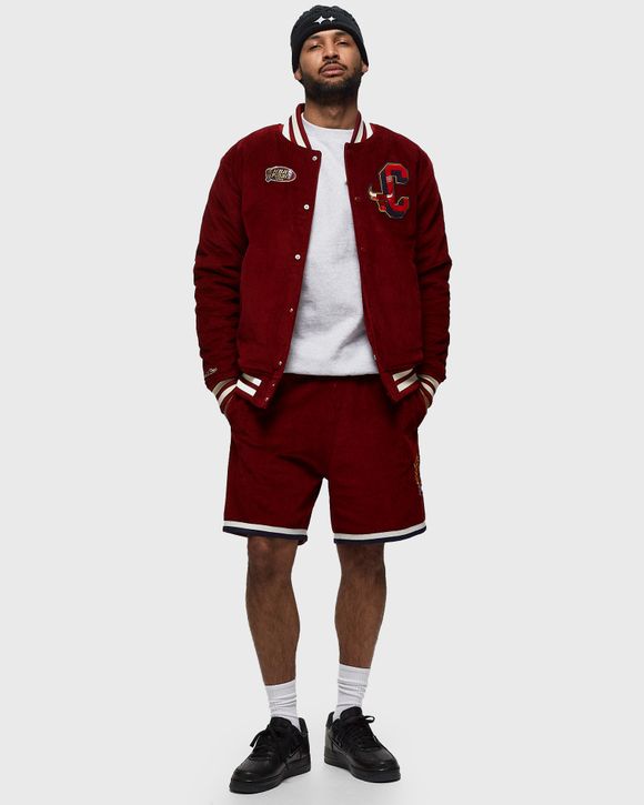 Chicago bulls clearance bomber jacket red