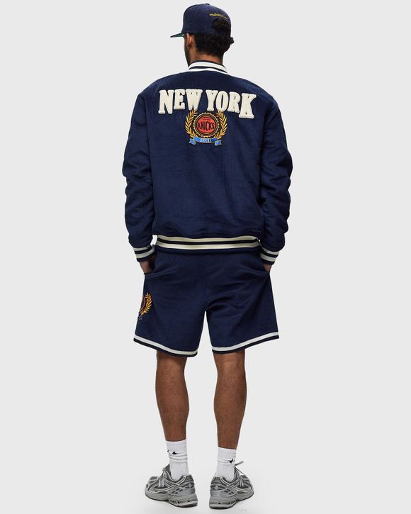 Mitchell & Ness NBA COLLEGIATE VARSITY JACKET NEW YORK KNICKS Blue - NAVY