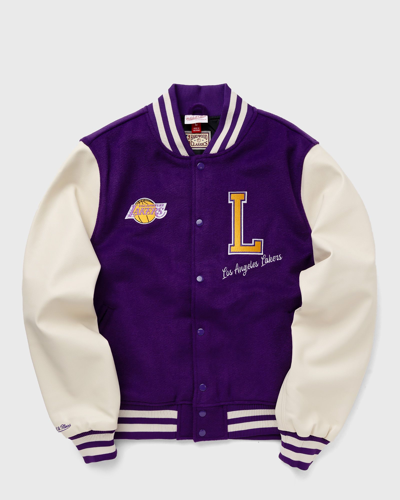 NBA Lakers バーシティジャケット Ultra Game NBA Official Men‚Äôs Game Time Varsity Jacket