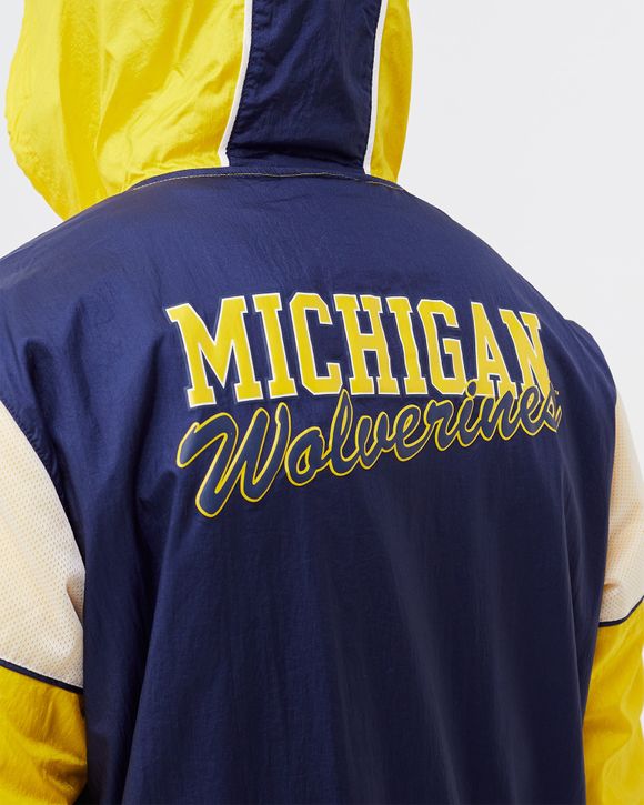 Michigan Wolverines Highlight Reel Mitchell & Ness NCAA Windbreaker Jacket