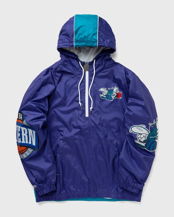 Charlotte Hornets NBA All Over Crew Sweatshirt By Mitchell & Ness - Mens