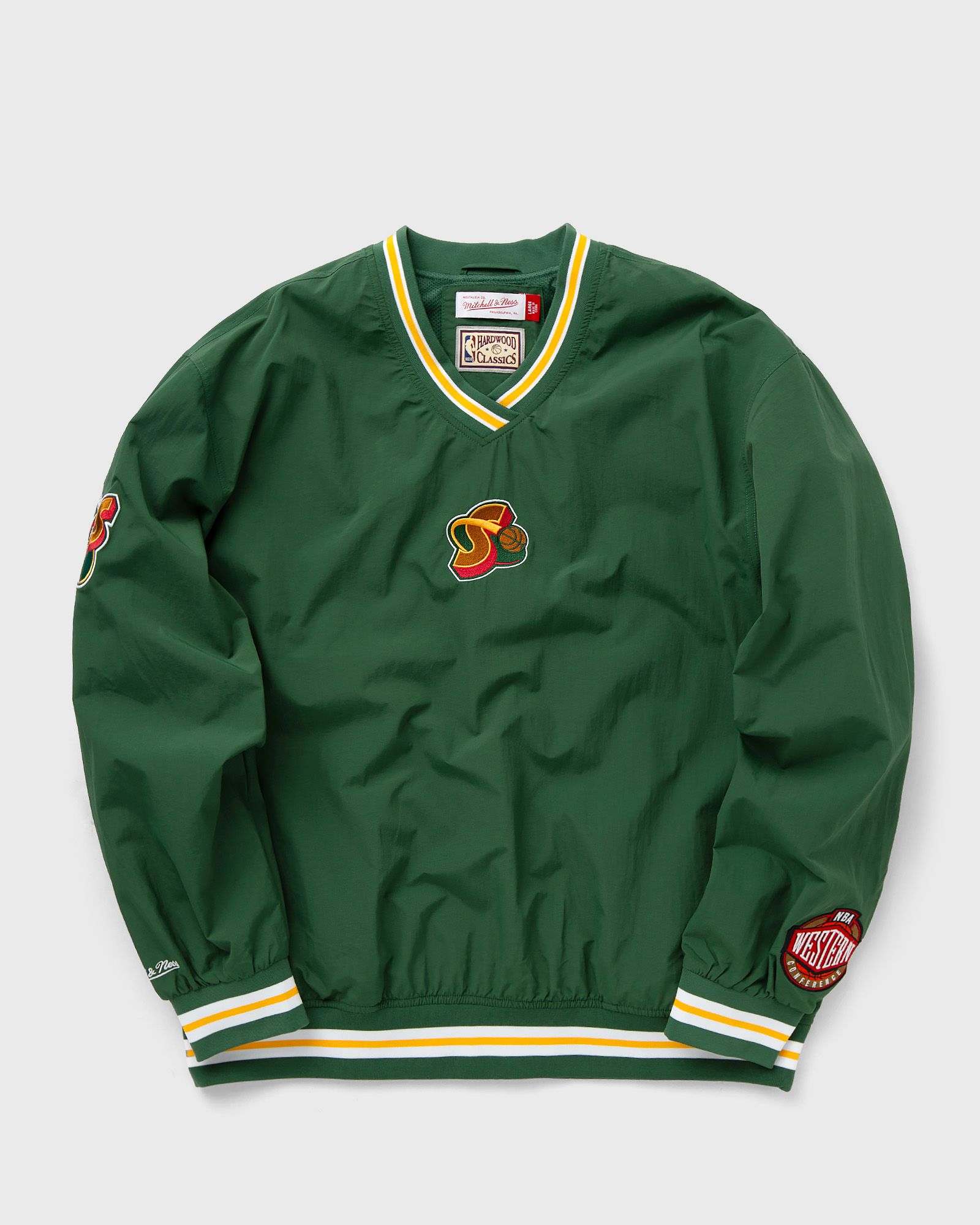 NBA CLASSIC NYLON PULLOVER VINTAGE LOGO SEATTLE SUPERSONICS
