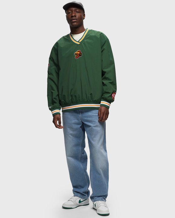 NBA CLASSIC NYLON PULLOVER VINTAGE LOGO SEATTLE SUPERSONICS