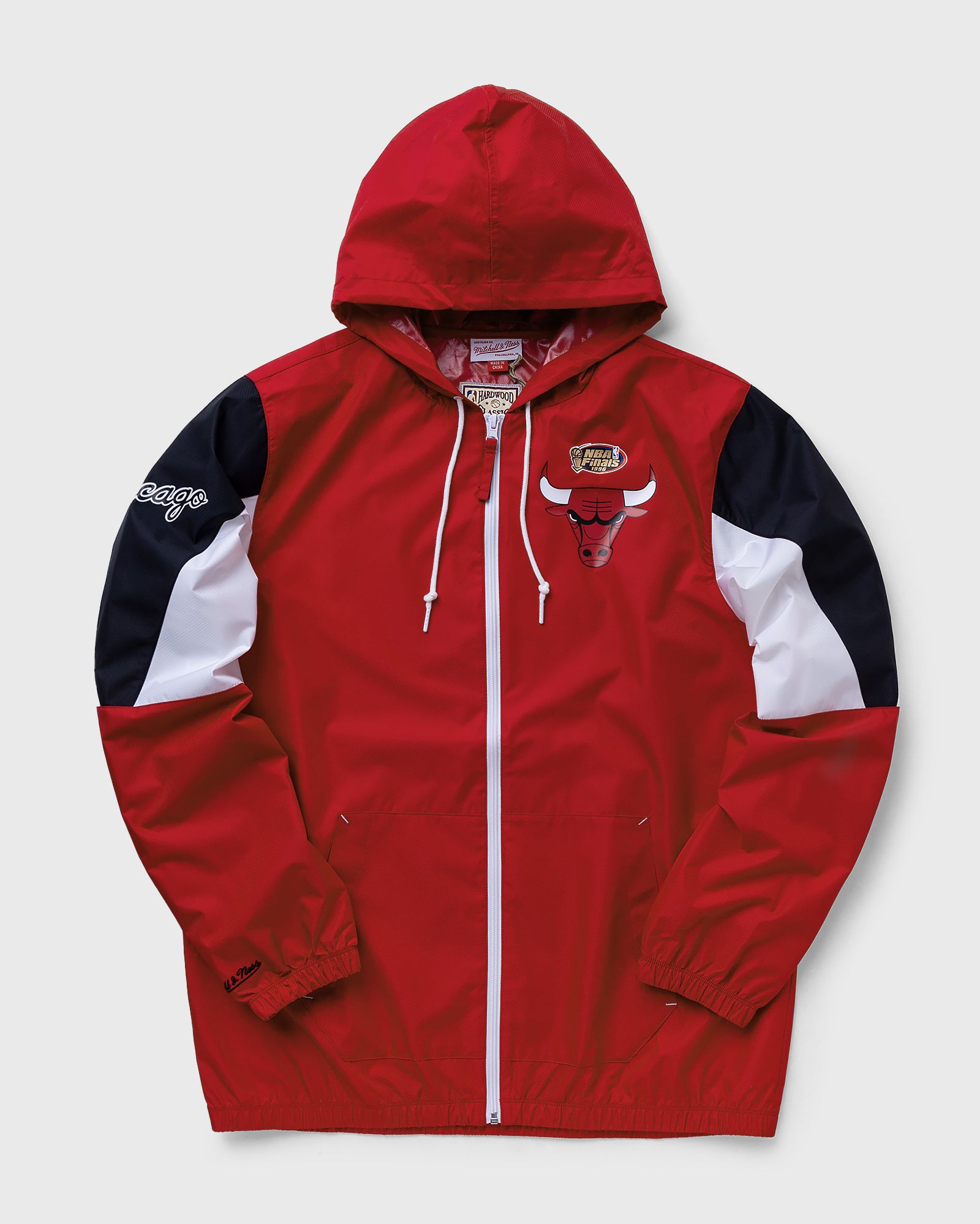 NBA THROW IT BACK FULL ZIP WINDBREAKER BULLS