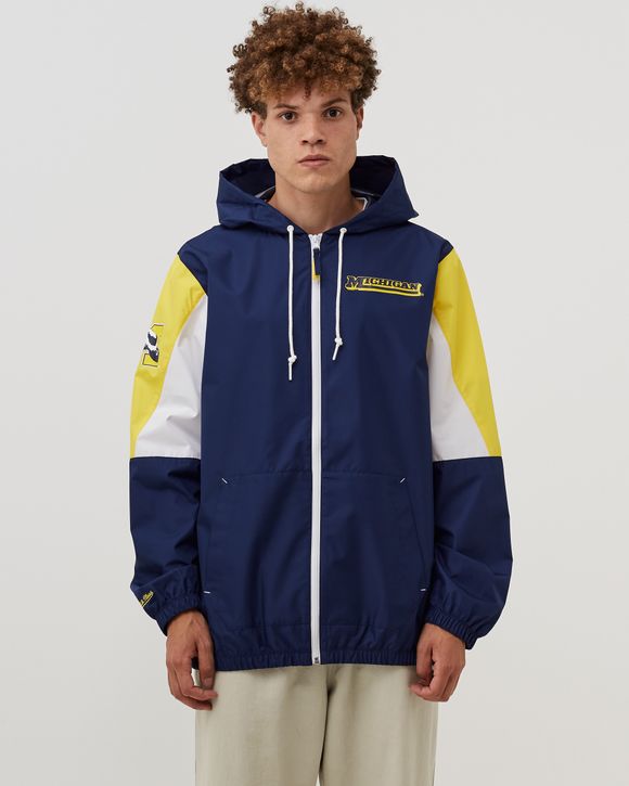 NCAA THROW IT BACK FULL ZIP WINDBREAKER MICHIGAN