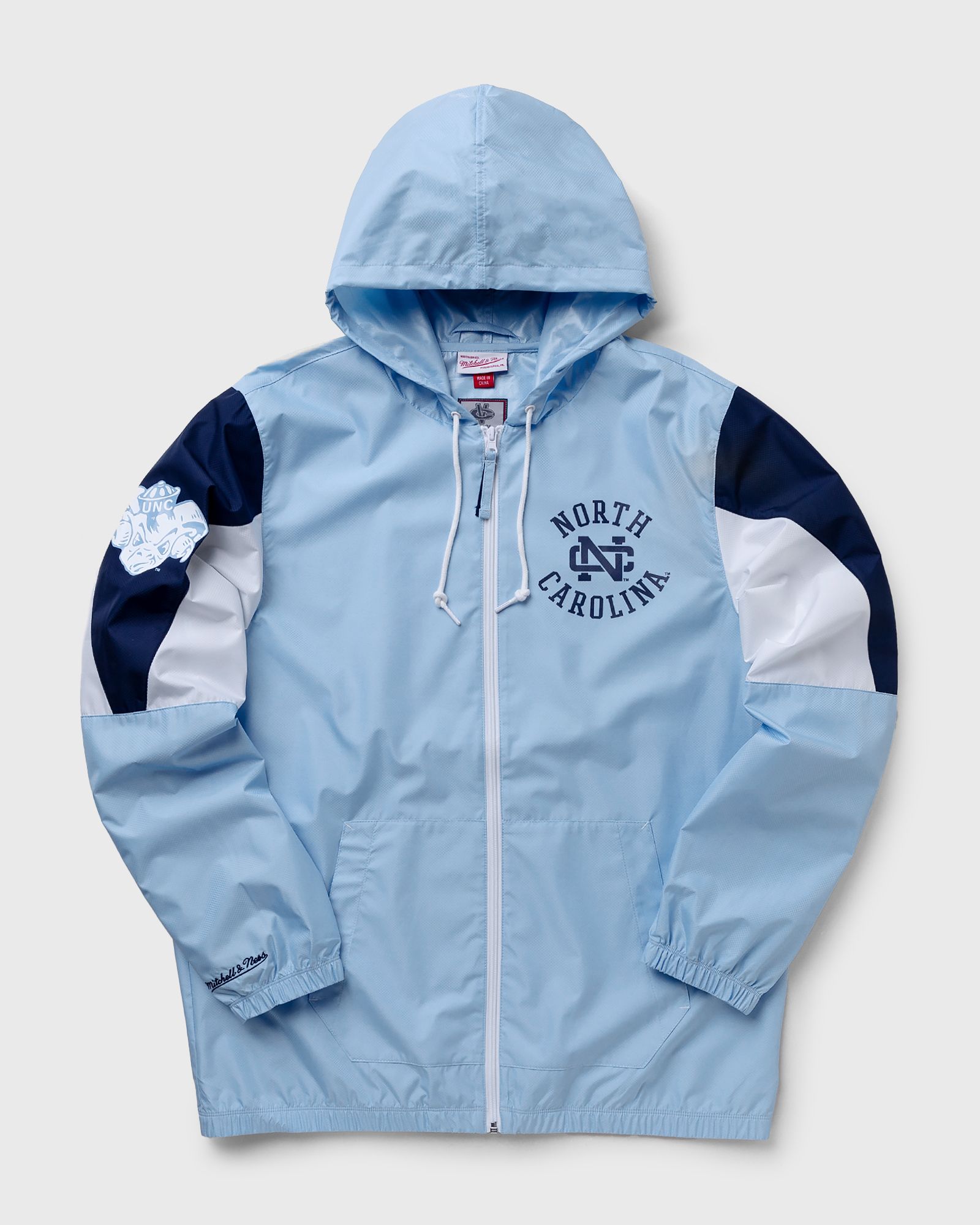 NCAA THROW IT BACK FULL ZIP WINDBREAKER NORTH CAROLINA