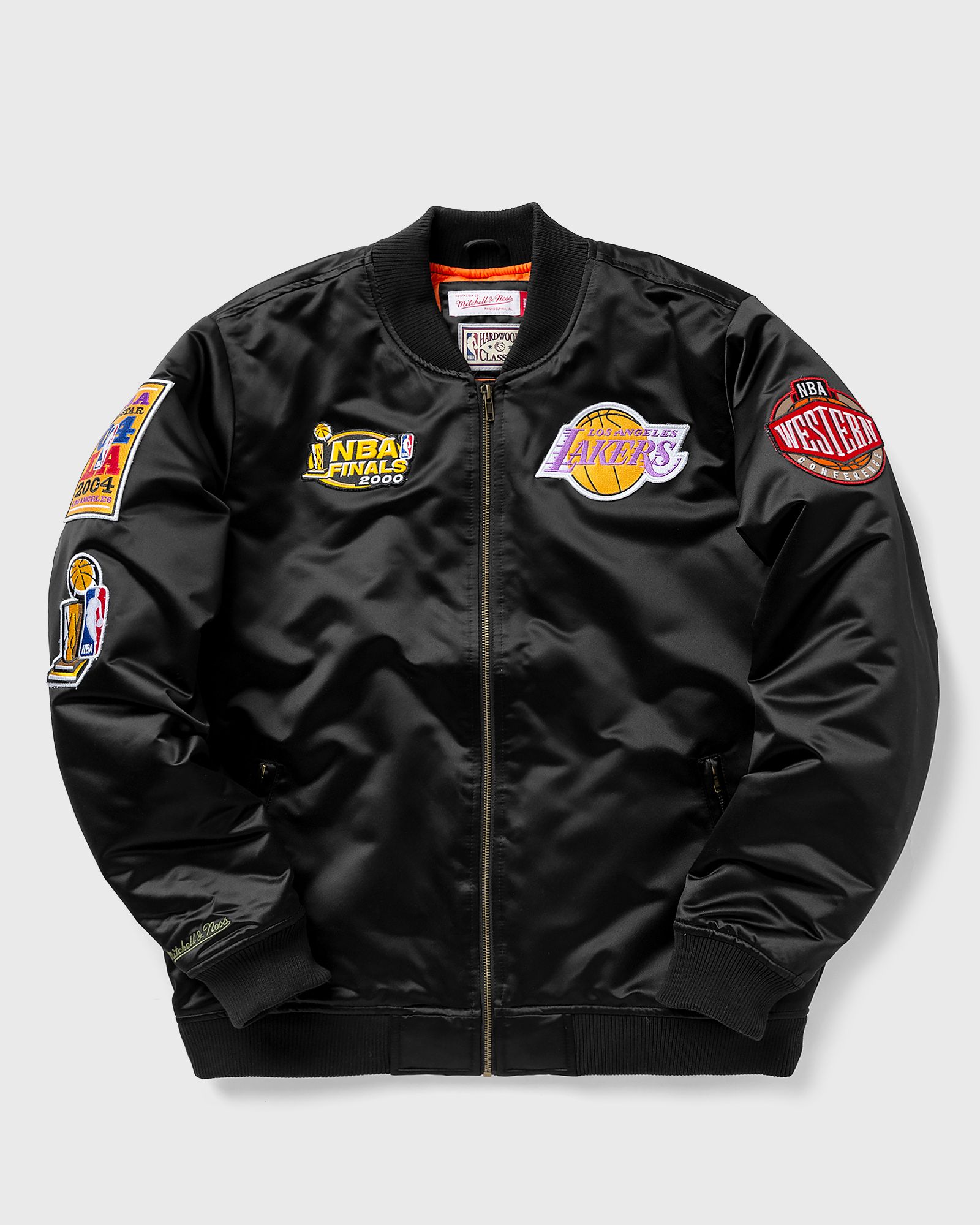 LA LAKERS - Flight Satin Bomber Jacket