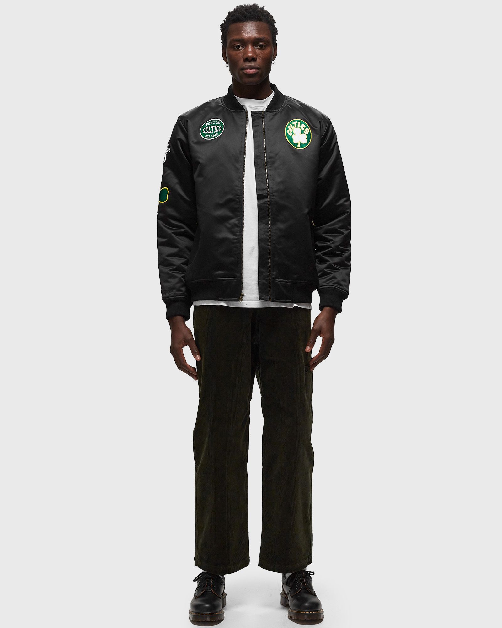 NBA SATIN BOMBER JACKET BOSTON CELTICS