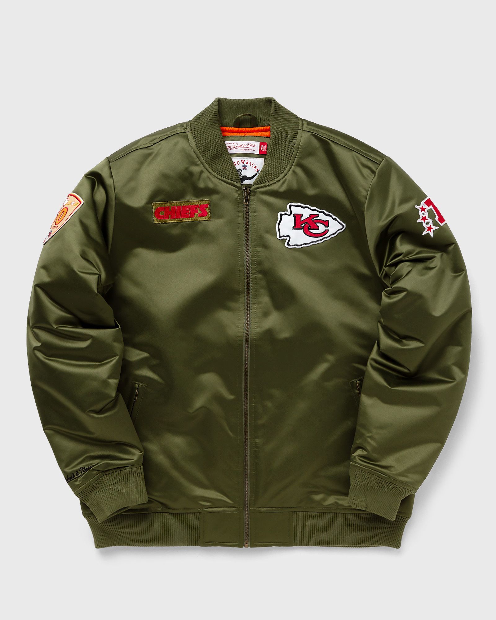 NFL SATIN BOMBER JACKET KANSAS CITY CHIEFS