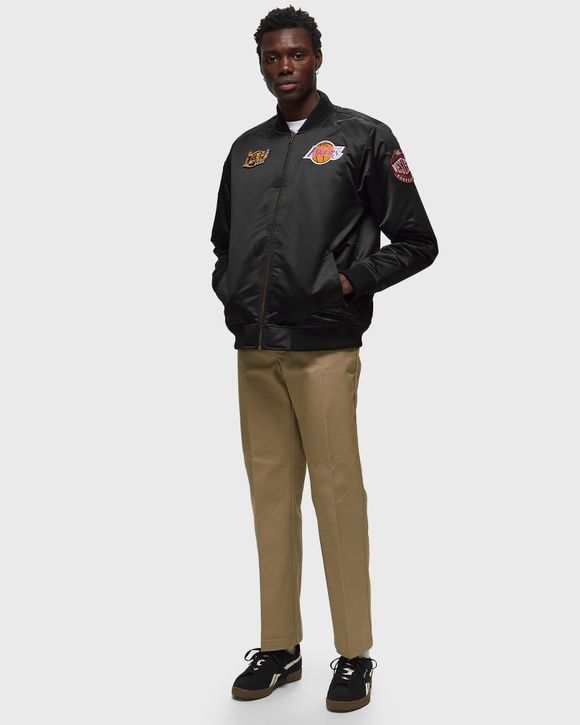 Lakers satin 2025 bomber jacket