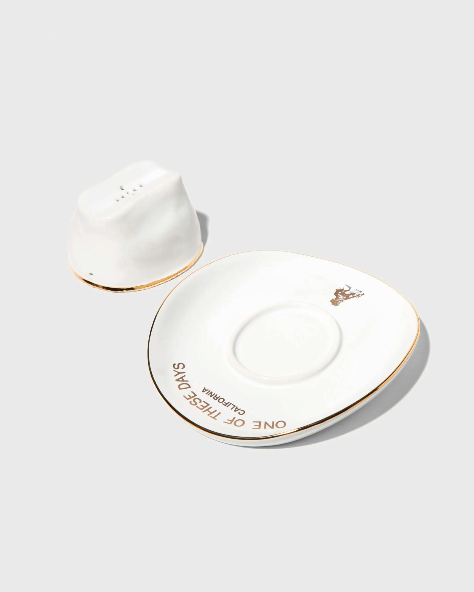 CERAMIC COWBOY HAT INCENSE HOLDER