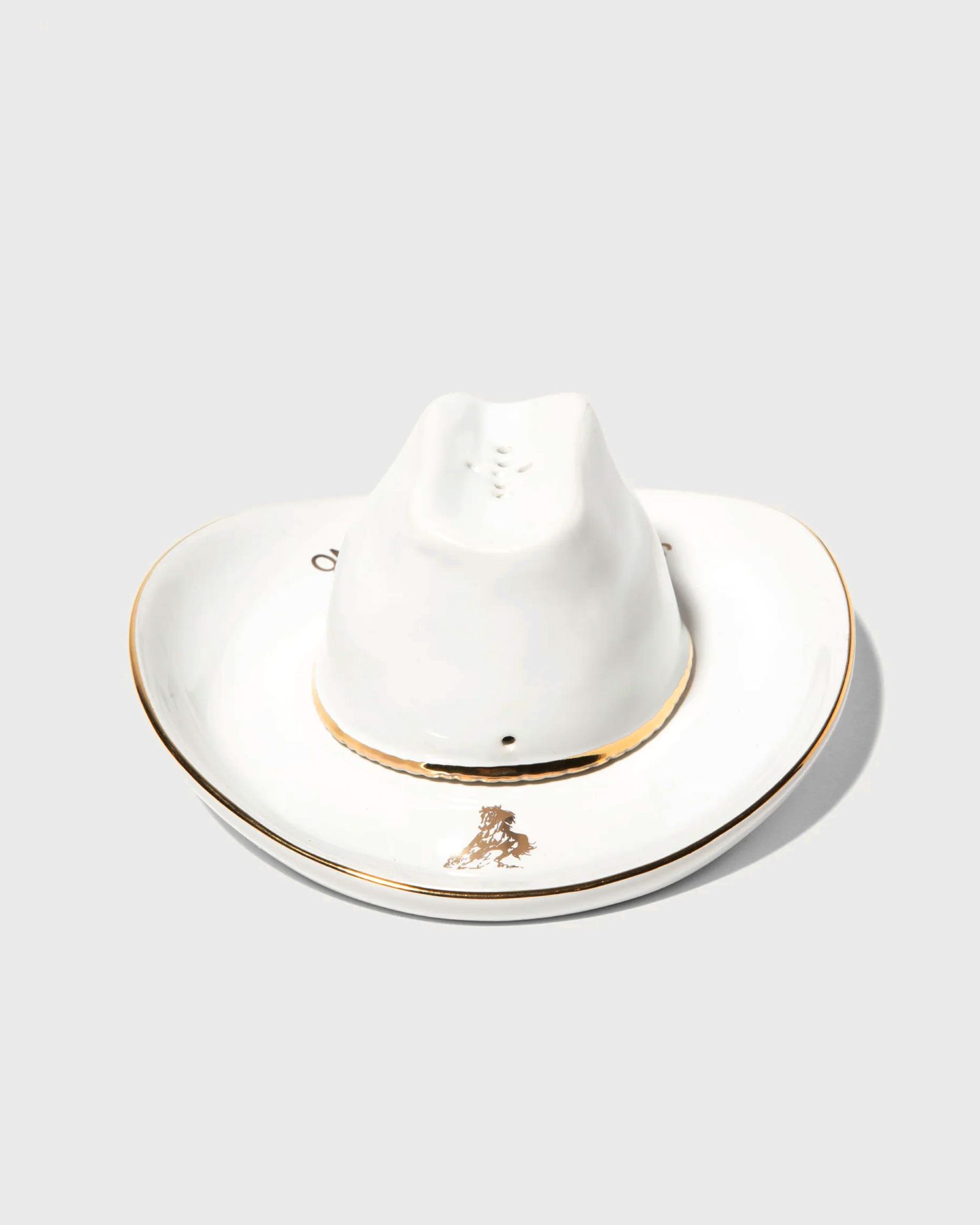 CERAMIC COWBOY HAT INCENSE HOLDER