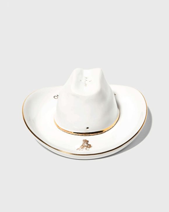 CERAMIC COWBOY HAT INCENSE HOLDER
