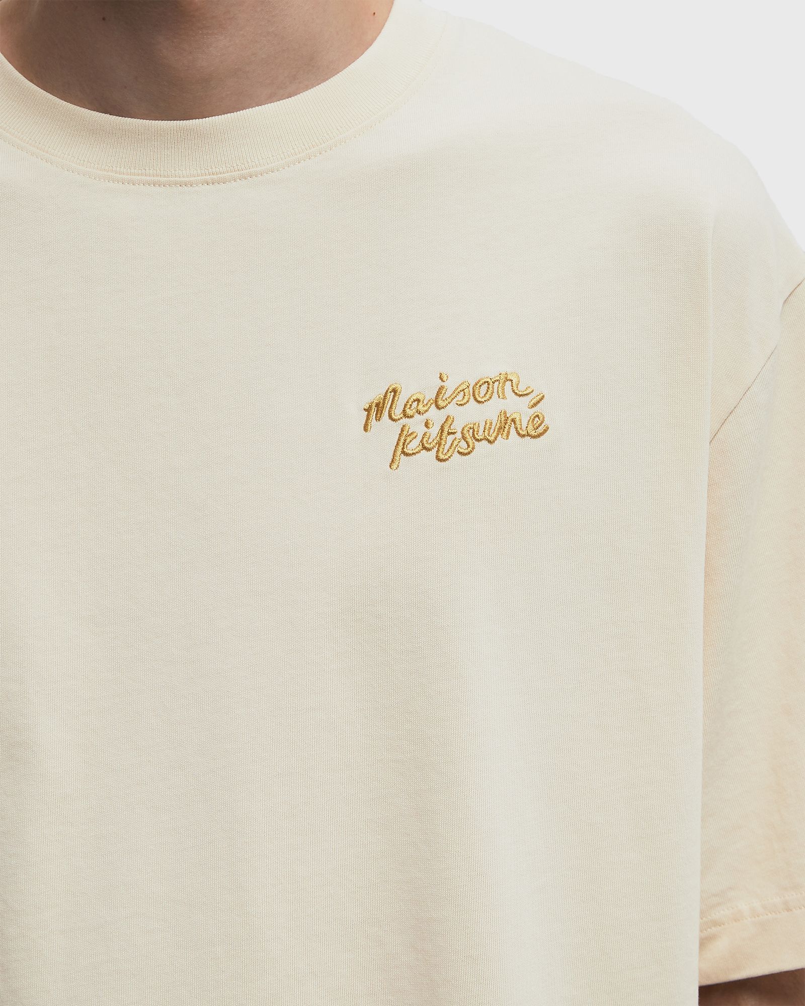 HANDWRITING EMBROIDERY OVERSIZE TEE
