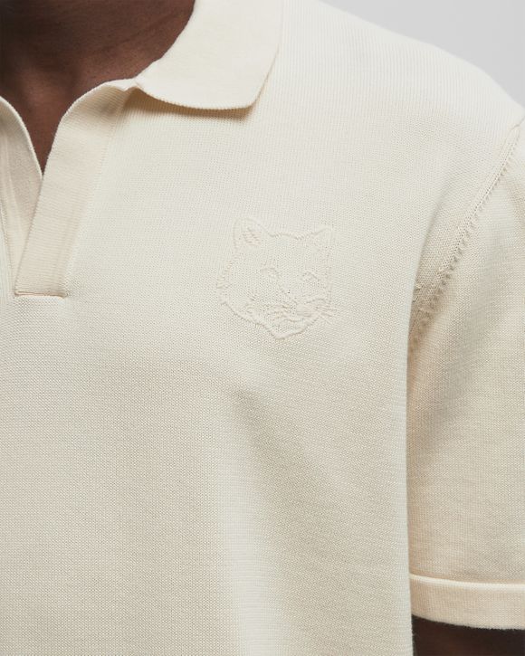 BOLD FOX HEAD EMBROIDERED KNITTED POLO