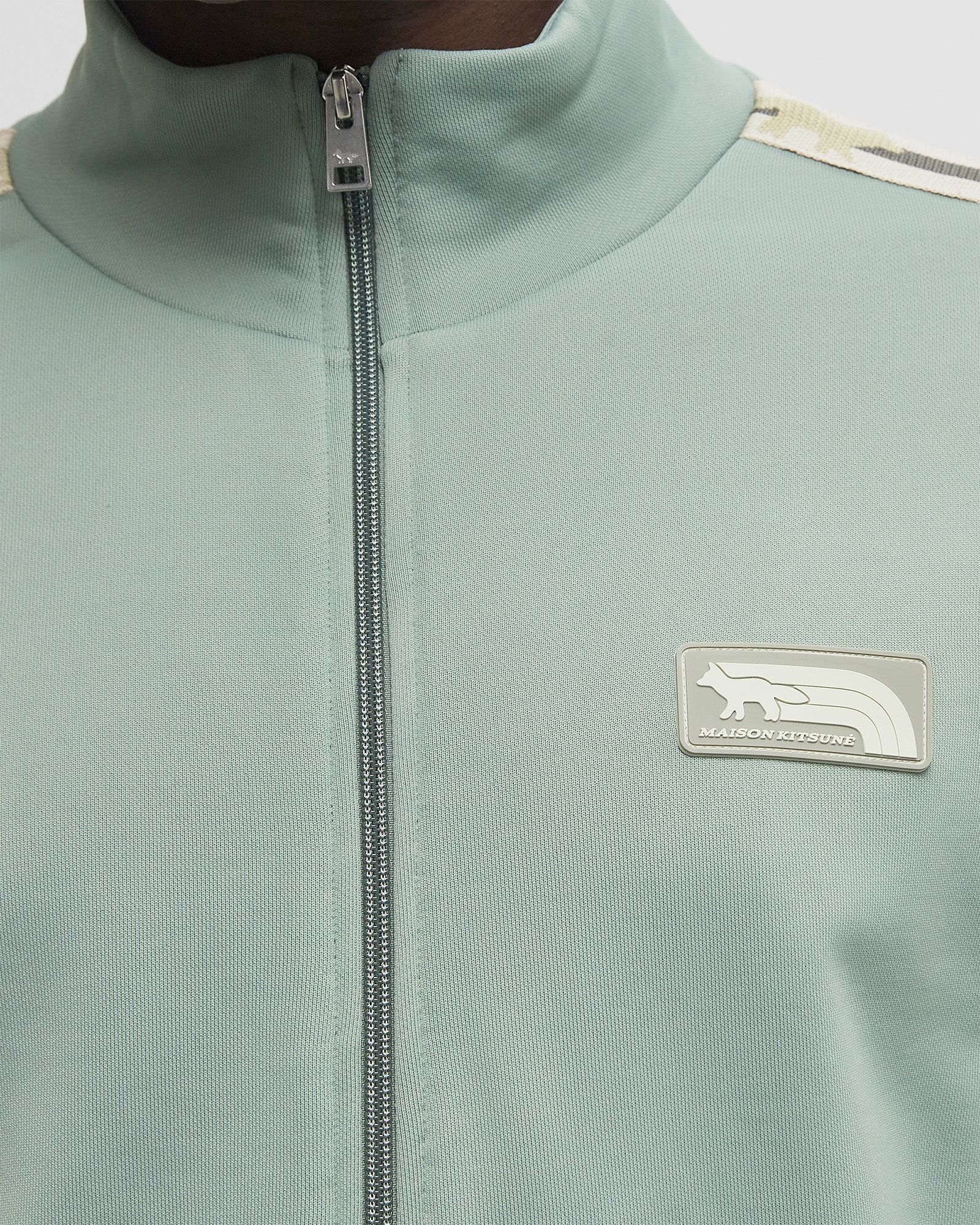 トップス MAISON KITSUNE FLASH FOX TRACK JACKET(L) Black Flash Fox Track Jacket by Maison Kitsuné on Sale