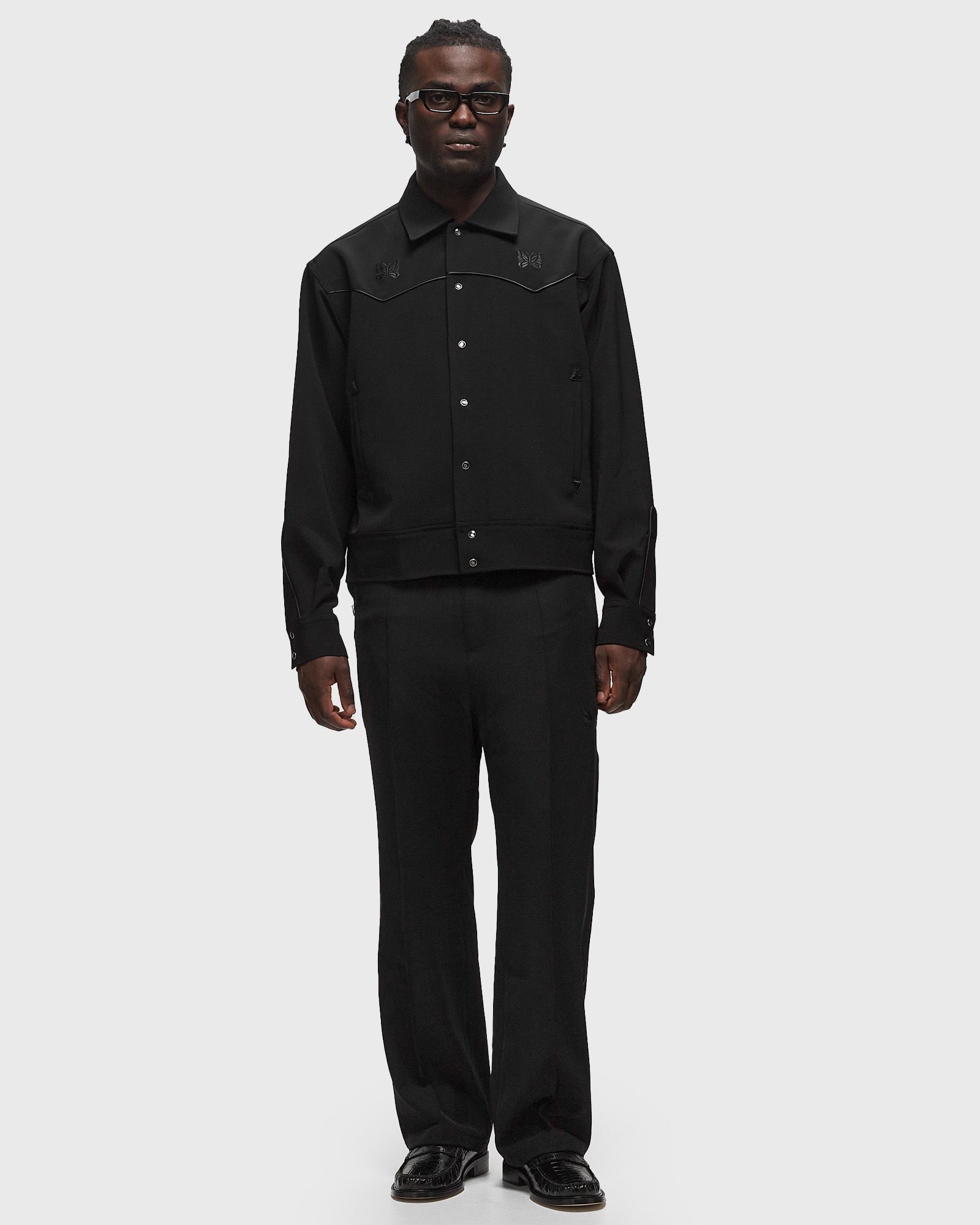 NEEDLES Piping Cowboy Jacket Pant L M 黒 Needles - Piping Cowboy Jacket | HBX - Globally Curated