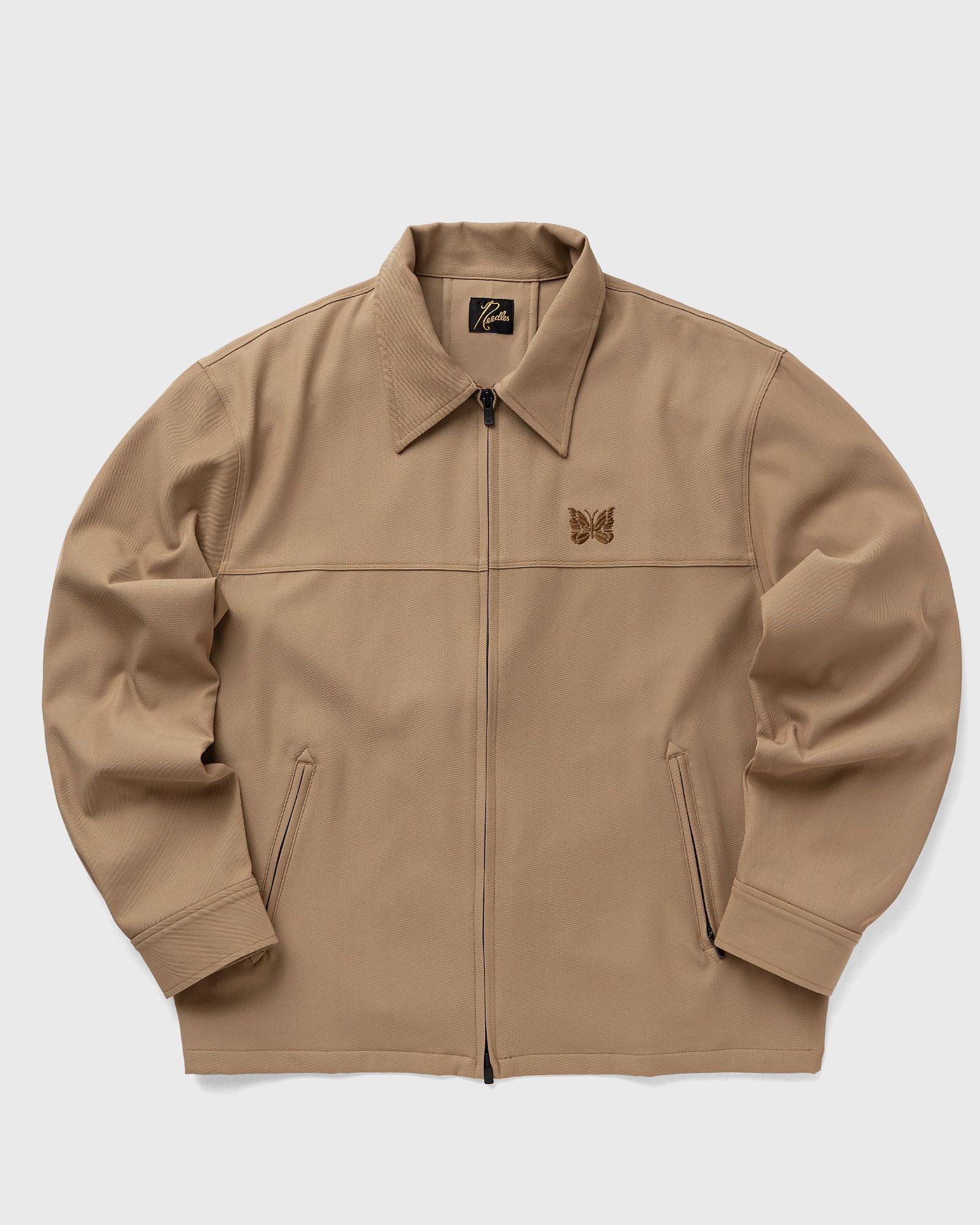 Needles - sport jacket men windbreaker beige in größe:s