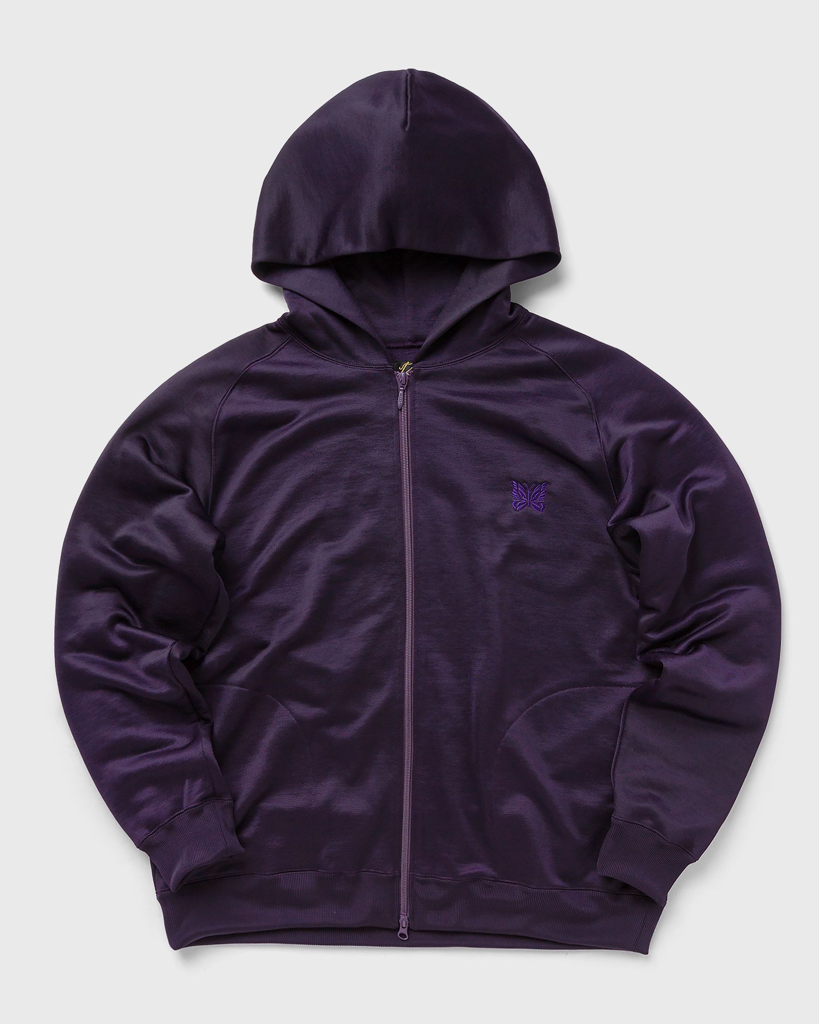 Needles - zipped sweat hoody men hoodies|zippers purple in größe:m