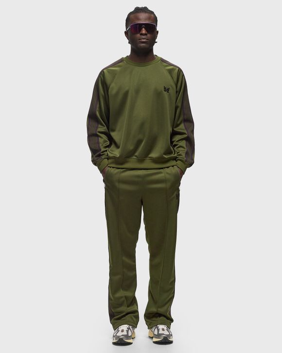 Needles Track Crew Neck Shirt Green | BSTN Store