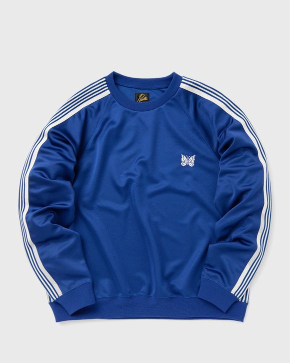 Needles Track Crew Neck Shirt Blue - C-ROYAL