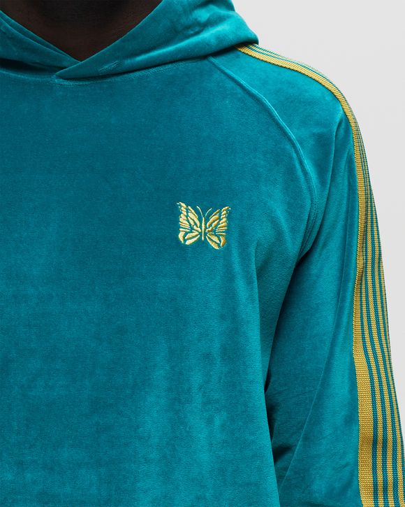 NEEDLES｜HOODIES/ZIP-UPS (Track Hoody TURQUOISE (OT234)) Needles Track Hoody Blue | BSTN Store
