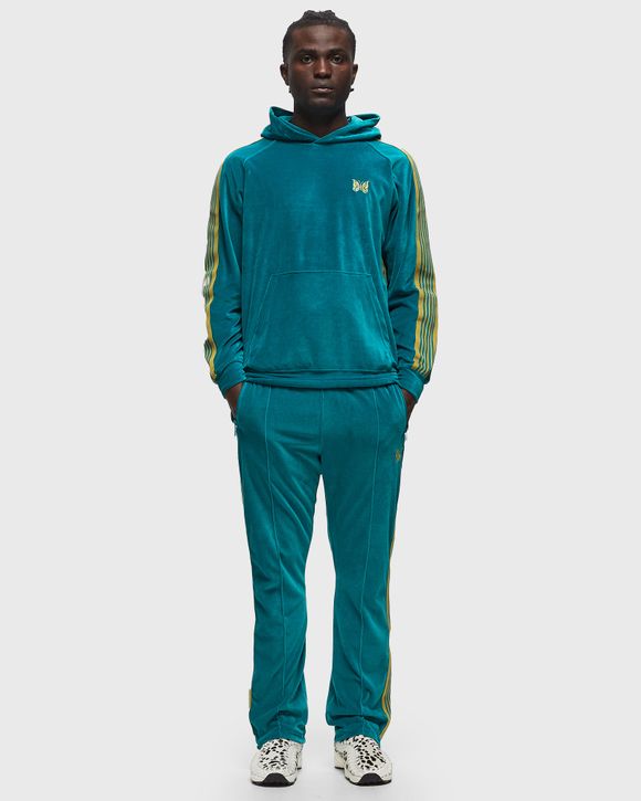 Needles Narrow Track Pant Blue - A-TURQUOISE