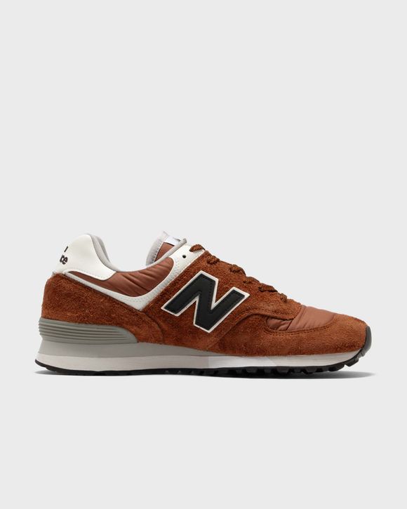 New Balance 576 Lux Leather Men Lowtop Brown in size 44