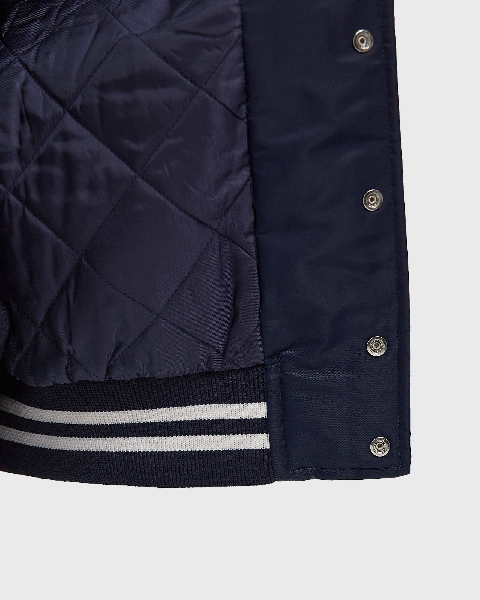 Yankees Curve Nylon Varsity Jacket