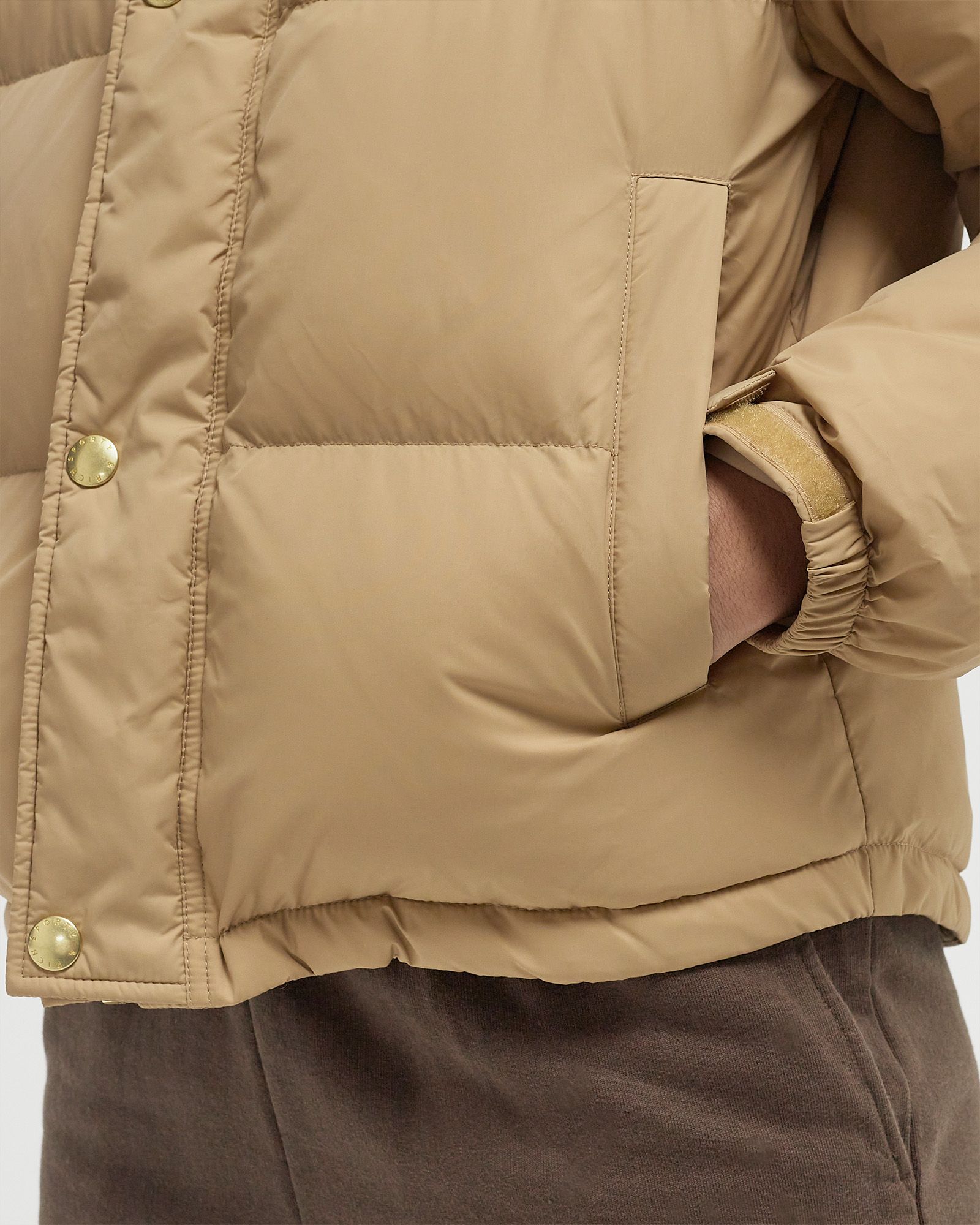 Crown Logo Hooded Puffer Jacket